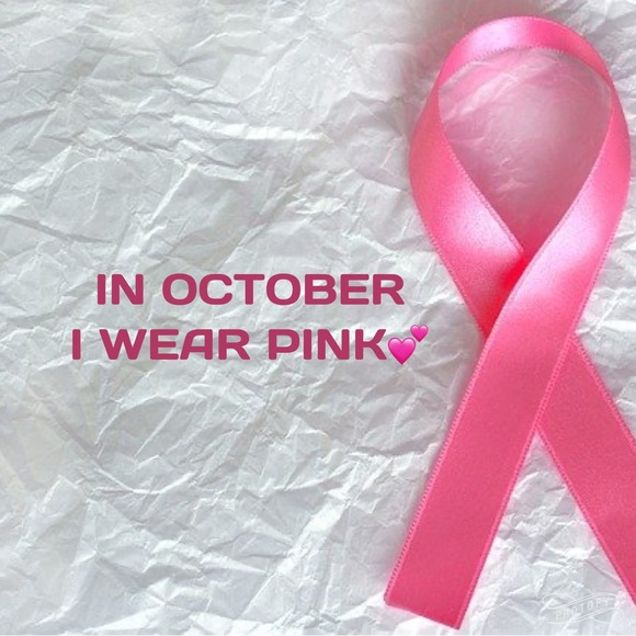 HAND CRAFTED Earrings Pink Breast Cancer Awareness Ribbon approximately 1.5” - Picture 6 of 12